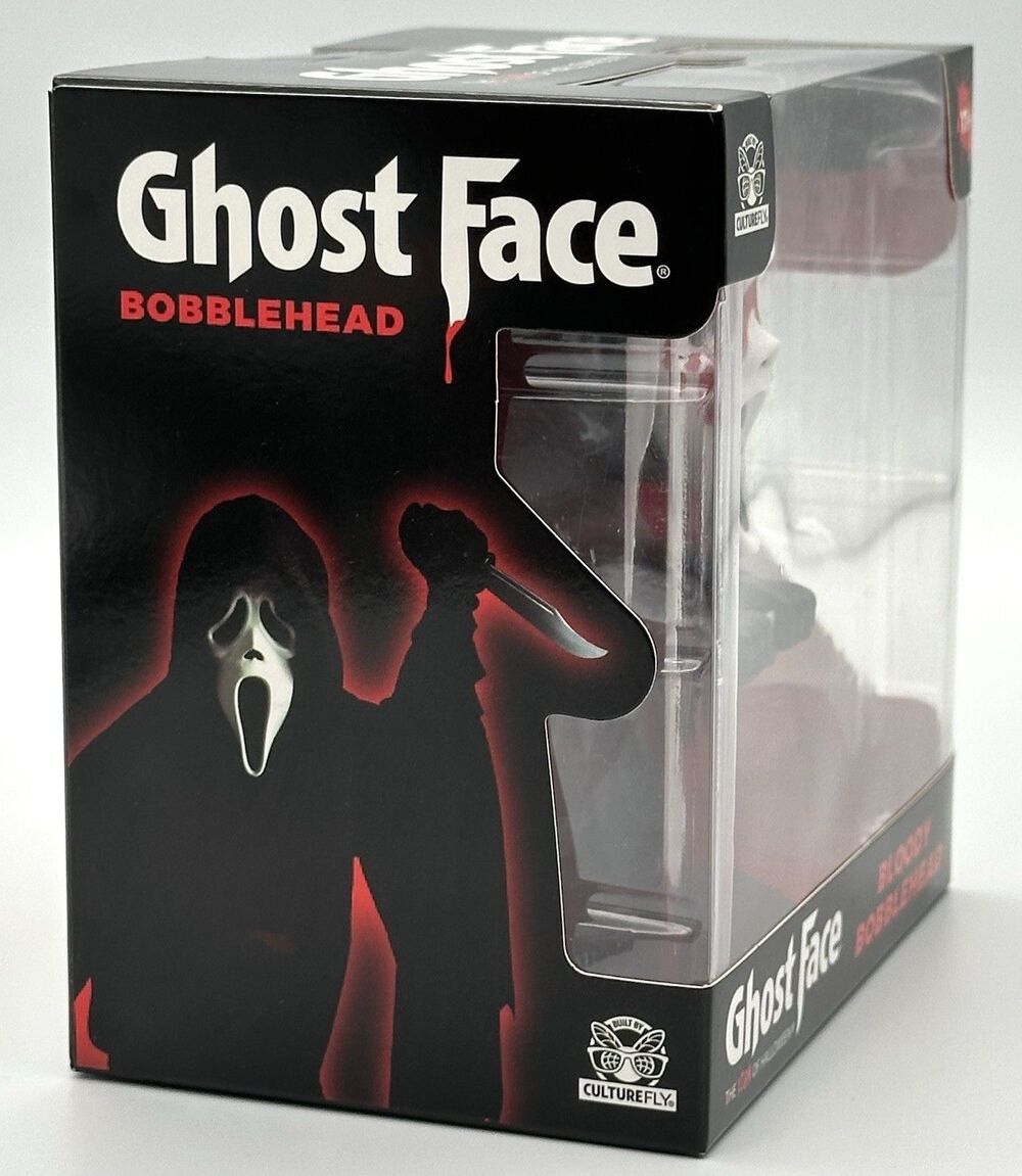 NIB CultureFly Scream Ghost Face Bloody Bobblehead Collectible Horror Figure - Picture 5 of 7